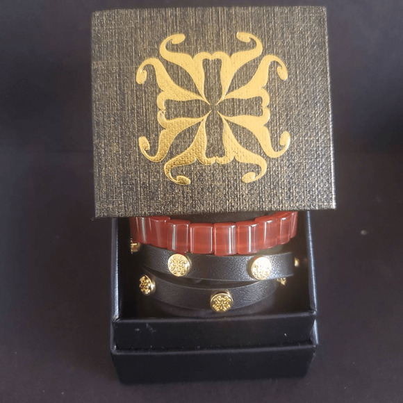 Pair of Rustic Cuff‎ Bracelets NWOT - Picture 1 of 11